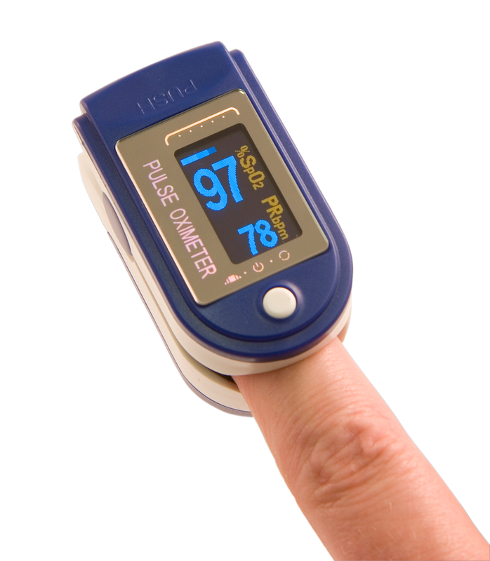 Compact Finger Reading Pulse Oximeter